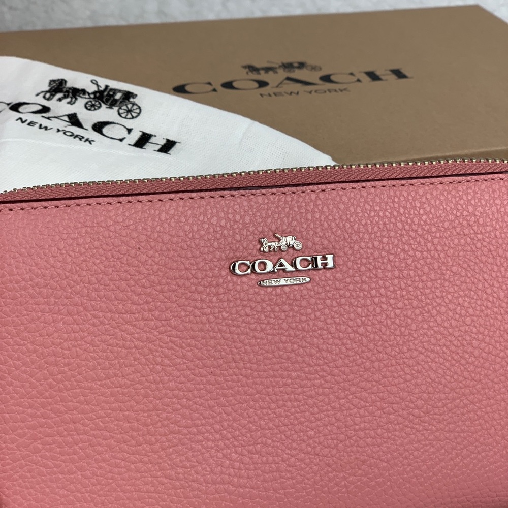 Coach Accordion Zip Wallet - Picture 9 of 12